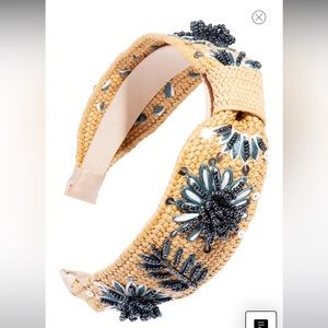 Santorini Beaded Straw Headband